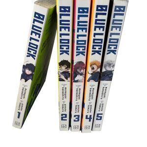 Blue Lock Manga Comic English‎ Version Book Volume 1-5